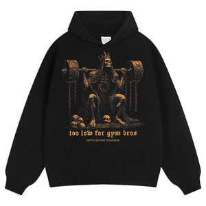 TOO LOW FOR GYM BROS GOLD V2 TANK TOP & TEE & LONG SLEEVE & LAYERED LS & HOODIE