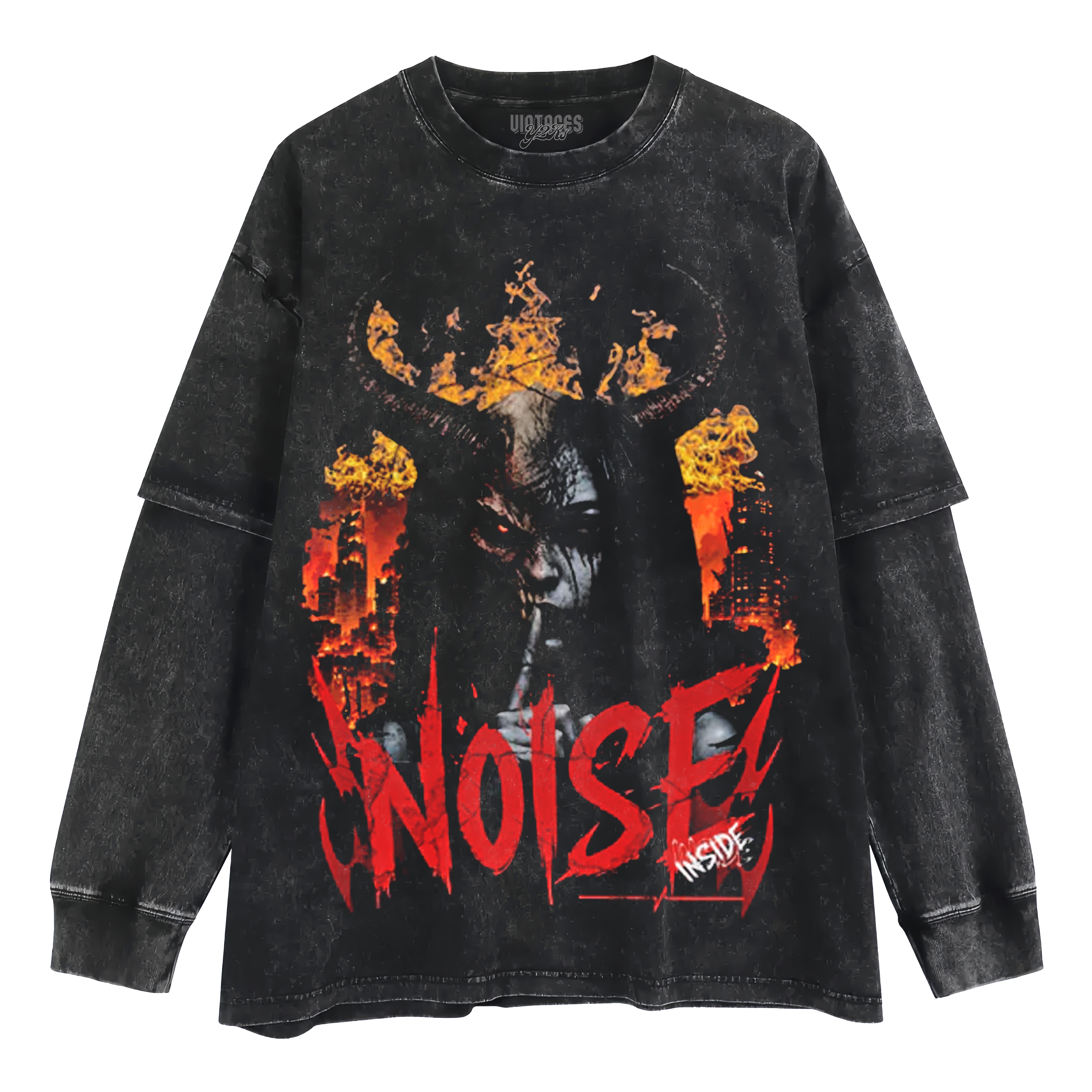 URBAN GRUNGE STREETWEAR TANK TOP & TEE & LONG SLEEVE & LAYERED LS & HOODIE