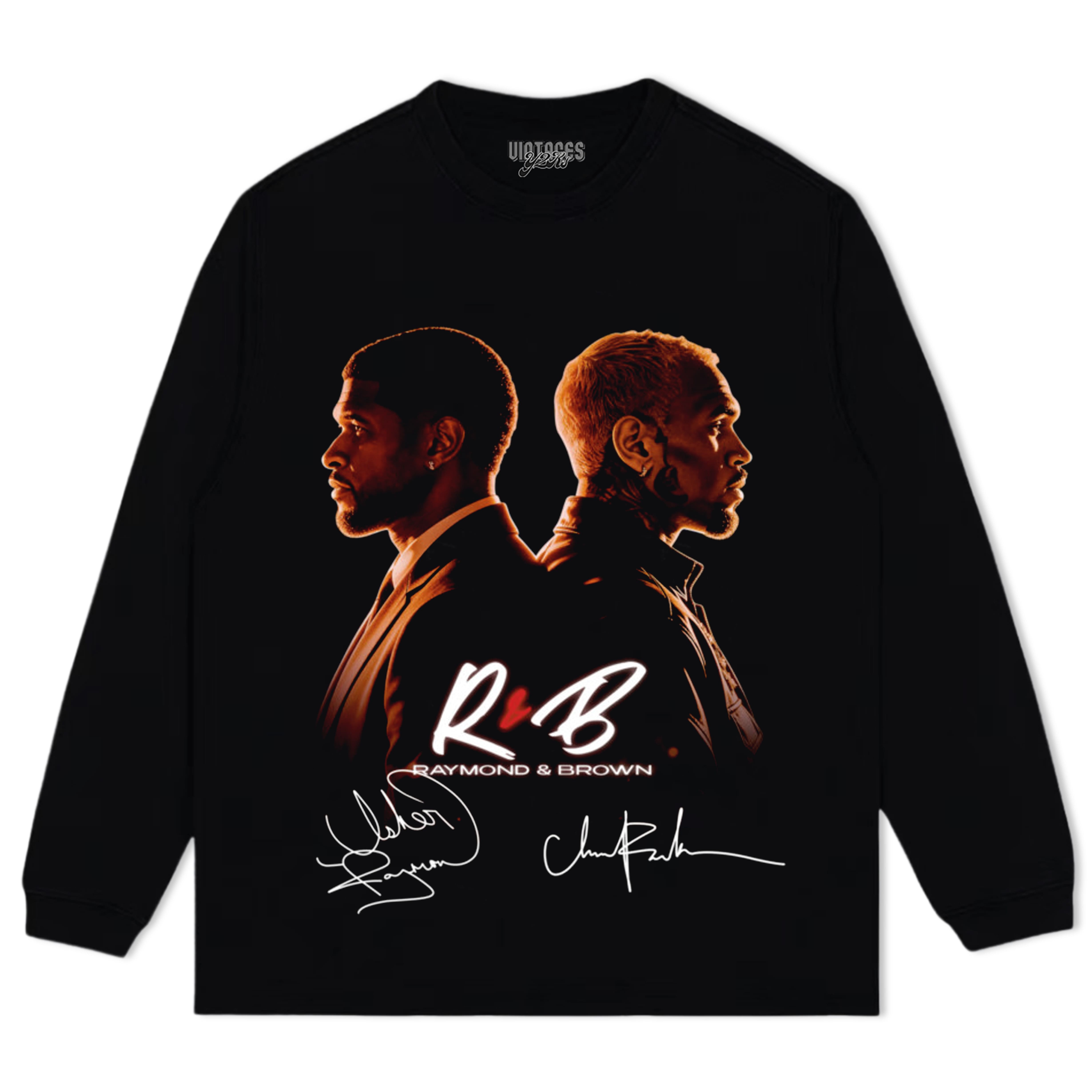 USHER X CHRIS BROWN TOUR TANK TOP & TEE & LONG SLEEVE & LAYERED LS & HOODIE