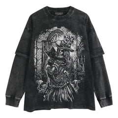 VICTORIAN CAT LADY LAYERED LONG SLEEVE