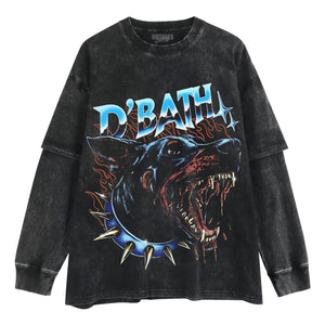 VINTAGE DOBERMAN PINSCHER STREETWEAR V2 TANK TOP & TEE & LONG SLEEVE & LAYERED LS & HOODIE