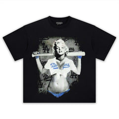 VINTAGE DODGERS & MARILYN MONROE TEE & LS & HOODIE
