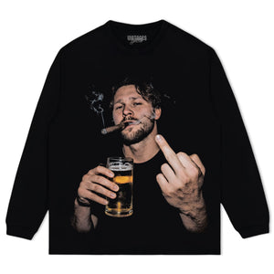 VINTAGE JOSH ALLEN FLIPPING THE BIRD MEME TANK TOP & TEE & LONG SLEEVE & LAYERED LS & HOODIE
