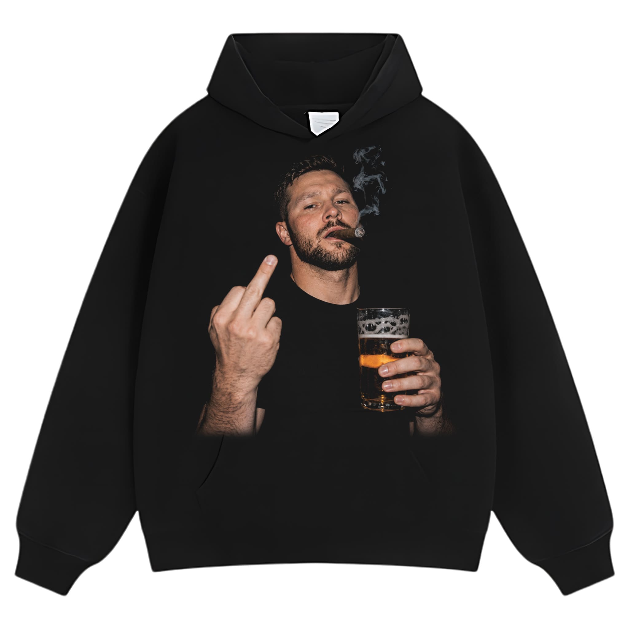 VINTAGE JOSH ALLEN FLIPPING THE BIRD MEME V2 TANK TOP & TEE & LONG SLEEVE & LAYERED LS & HOODIE