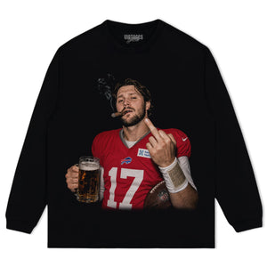 VINTAGE JOSH ALLEN FLIPPING THE BIRD MEME V3 TANK TOP & TEE & LONG SLEEVE & LAYERED LS & HOODIE