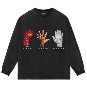 VINTAGE MICHAEL TYSON JORDAN JACKSON ICONIC HANDS TANK TOP & TEE & LONG SLEEVE & LAYERED LS & HOODIE