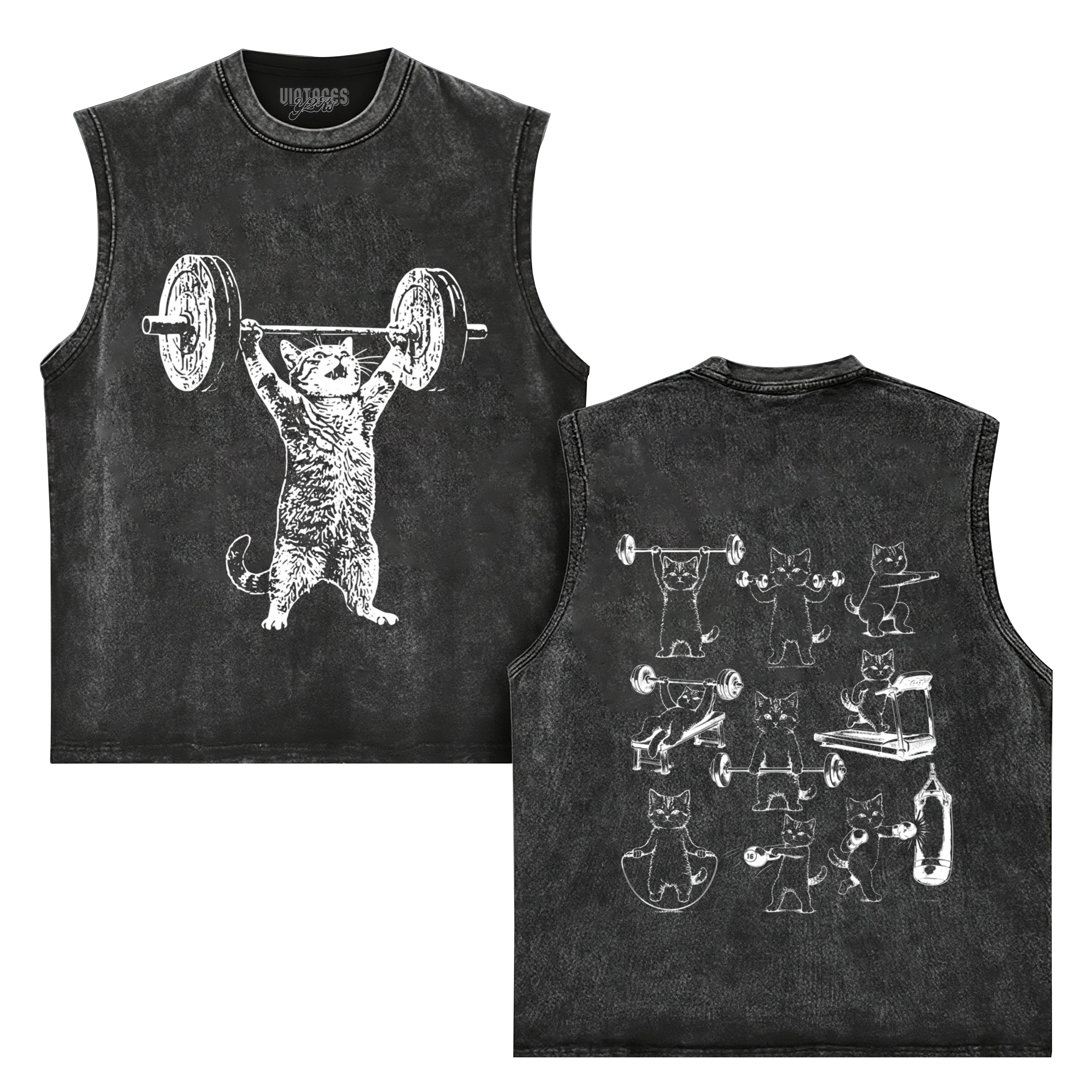 WEIGHT LIFTING GYM CAT V2 TANK TOP