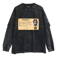 WHO'S YOUNG THUG LAYERED LONG SLEEVE