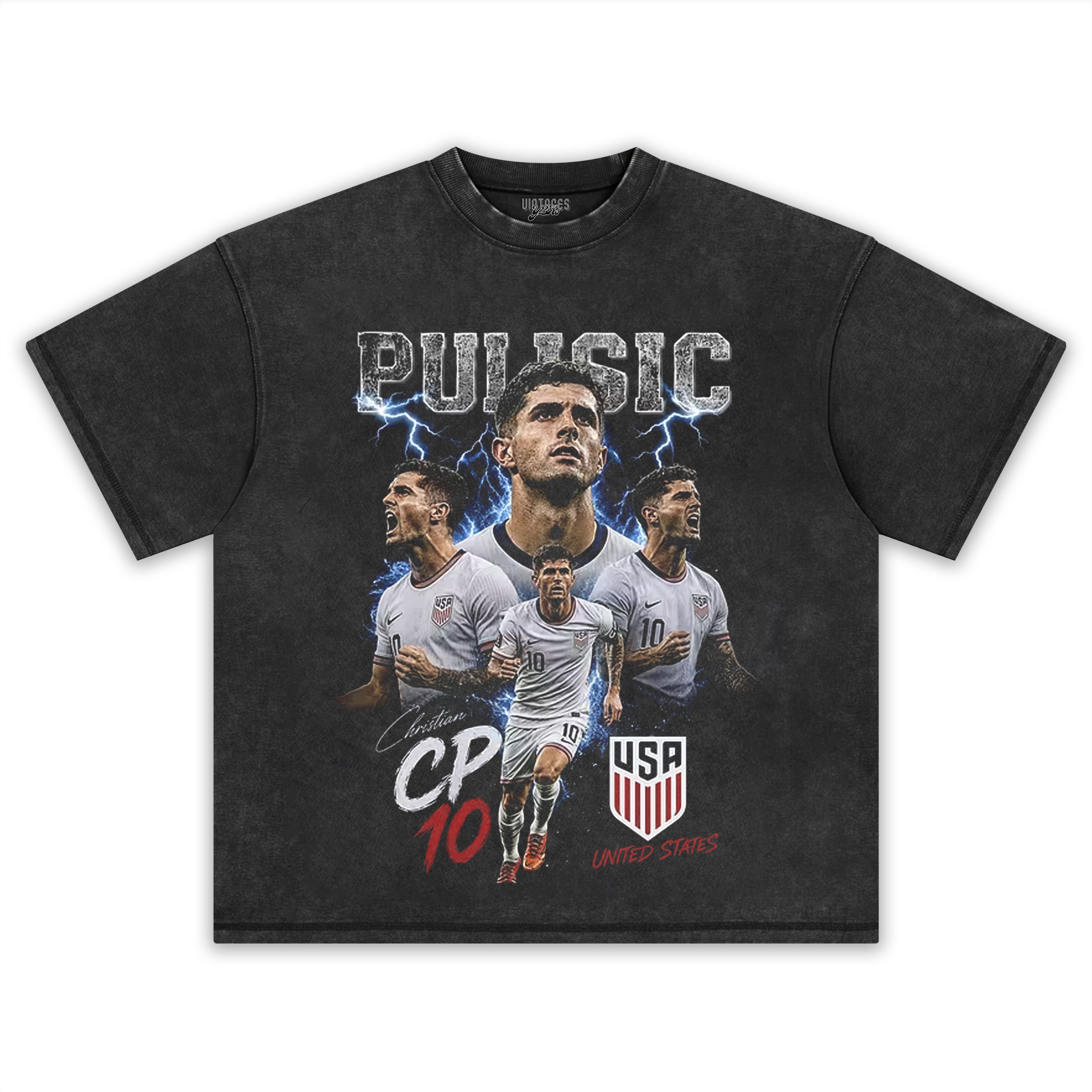 WORLD CUP 2026 CHRISTIAN PULISIC TANK TOP & TEE & LONG SLEEVE & LAYERED LS & HOODIE