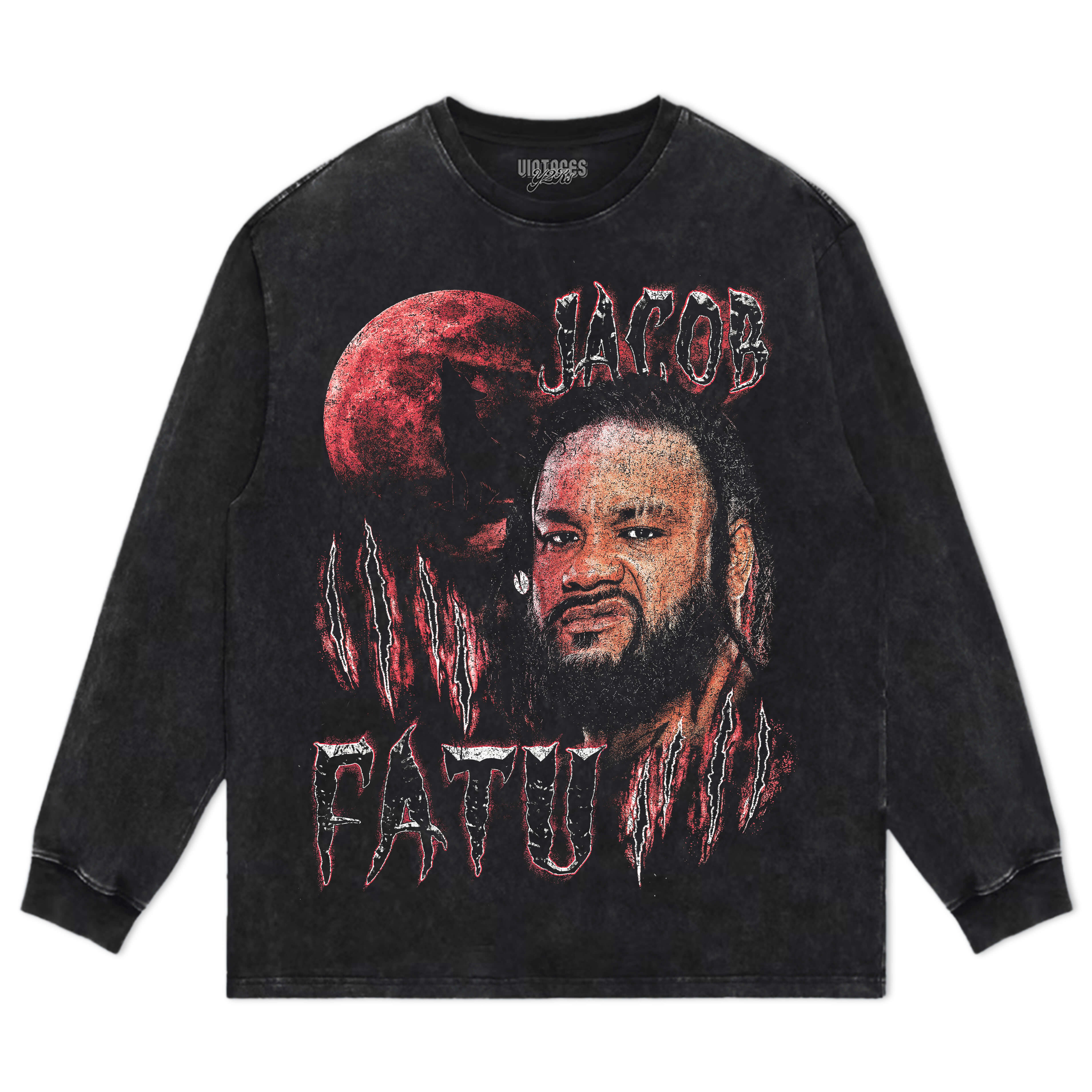 WWE  JACOB FATU TEE & LS & HOODIE
